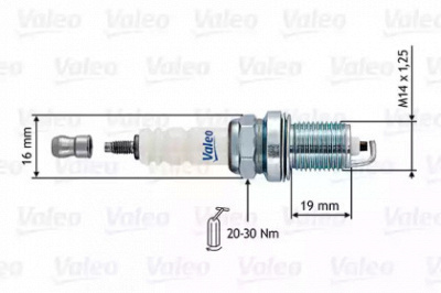 VALEO 246884 -  Свеча зажигания