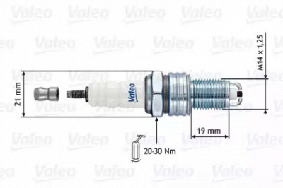VALEO 246887 -  Свеча зажигания