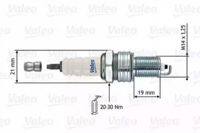 VALEO 246891 -  Свеча зажигания