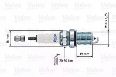 VALEO 246892 -  Свеча зажигания