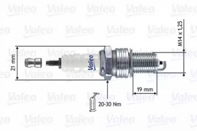 VALEO 246896 -  Свеча зажигания