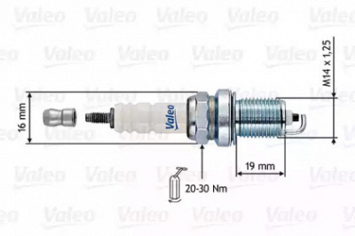 VALEO 246904 -  Свеча зажигания
