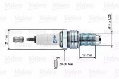 VALEO 246907 -  Свеча зажигания