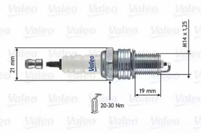 VALEO 246909 -  Свеча зажигания