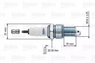 VALEO 246912 -  Свеча зажигания