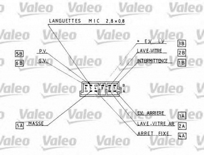 VALEO 251270 -  Выключатель на колонке рулевого управления