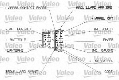 VALEO 251304 -  Выключатель на рулевой колонке