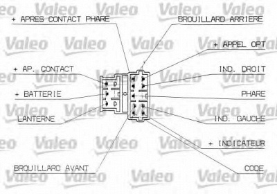 VALEO 251311 -  Выключатель на рулевой колонке