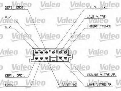 VALEO 251313 -  Выключатель на колонке рулевого управления