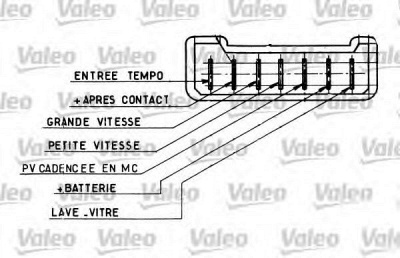 VALEO 251334 -  Выключатель на рулевой колонке