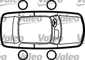 VALEO 256364 -  Регулировочный элемент, центральный замок