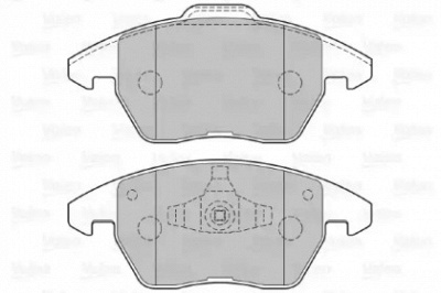VALEO 301715 -  Комплект тормозных колодок, дисковый тормоз
