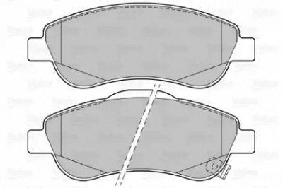 VALEO 301901 -  Колодки тормозные дисковые передние, комплект