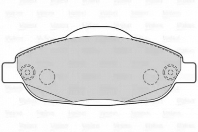 VALEO 302215 -  Колодки тормозные дисковые передние, комплект