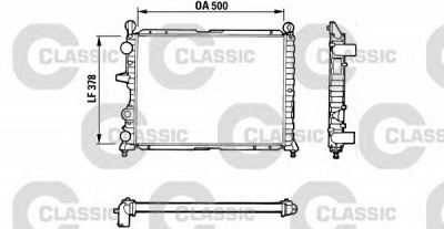 VALEO 311071 -  Радиатор, охлаждение двигателя
