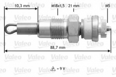 VALEO 345156 -  Свеча накаливания