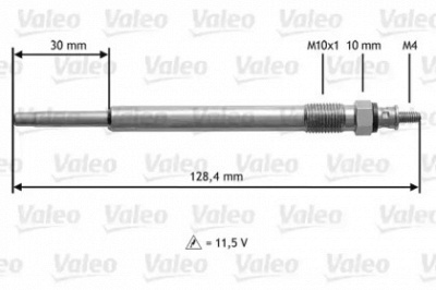 VALEO 345179 -  Свеча накаливания