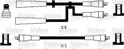 VALEO 346046 -  Комплект проводов зажигания