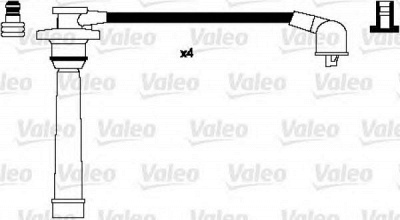 VALEO 346081 -  Комплект проводов зажигания