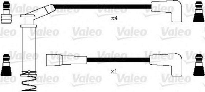 VALEO 346096 -  Комплект проводов зажигания