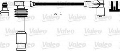 VALEO 346103 -  Комплект проводов зажигания