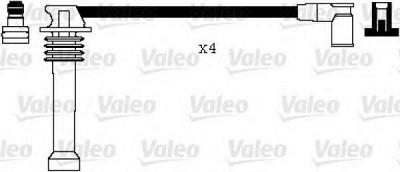 VALEO 346104 -  Комплект проводов зажигания