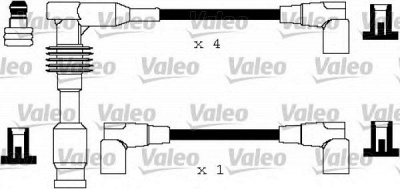VALEO 346138 -  Комплект проводов зажигания