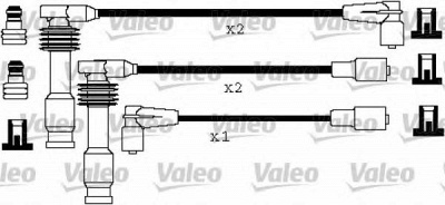 VALEO 346193 -  Комплект проводов зажигания