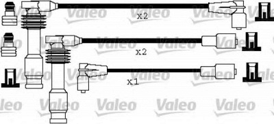 VALEO 346194 -  Комплект проводов зажигания