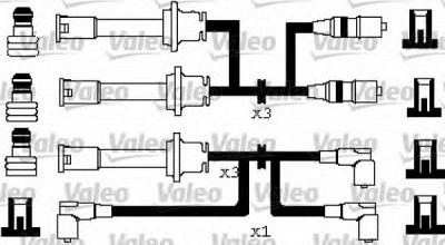 VALEO 346214 -  Комплект проводов зажигания
