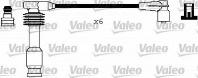 VALEO 346280 -  Комплект проводов зажигания