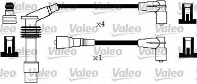 VALEO 346291 -  Комплект проводов зажигания
