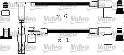 VALEO 346376 -  Комплект проводов зажигания