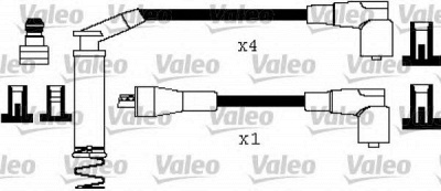 VALEO 346403 -  Комплект проводов зажигания