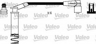 VALEO 346405 -  Комплект проводов зажигания