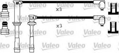 VALEO 346455 -  Комплект проводов зажигания
