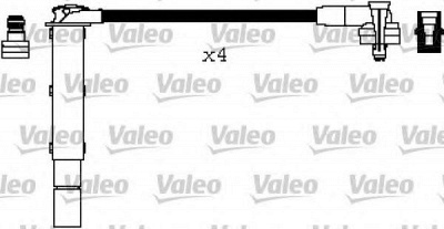 VALEO 346486 -  Комплект проводов зажигания