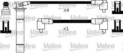 VALEO 346619 -  Комплект проводов зажигания