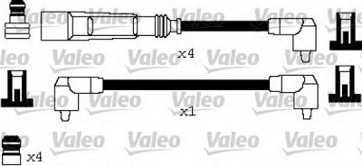 VALEO 346620 -  Комплект проводов зажигания