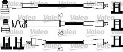 VALEO 346668 -  Комплект проводов зажигания