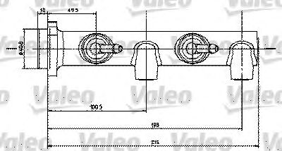 VALEO 350450 -  Главный тормозной цилиндр