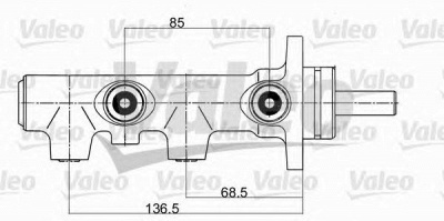 VALEO 350681 -  Главный тормозной цилиндр
