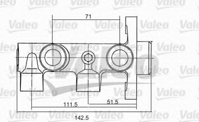 VALEO 350823 -  Главный тормозной цилиндр
