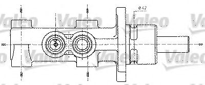 VALEO 402256 -  Главный тормозной цилиндр