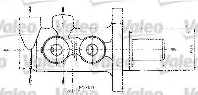 VALEO 402321 -  Главный тормозной цилиндр