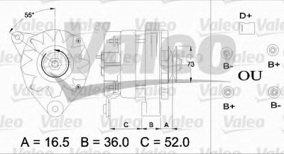 VALEO 436248 -  Генератор