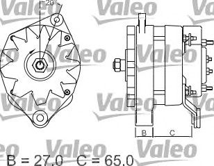 VALEO 436413 -  Генератор