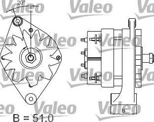 VALEO 436439 -  Генератор