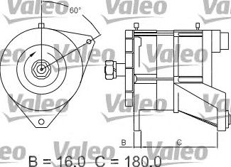 VALEO 436582 -  Генератор
