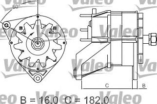 VALEO 436588 -  Генератор